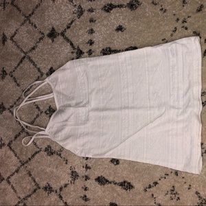 Textured multi strap tank top